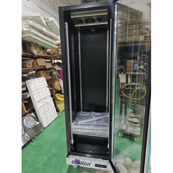 Commercial Upright Refrigerator Beverage Display Fridge With Glass Door
