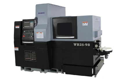 JIANKE WR25-9S 9 Axis Double Spindle Swiss Type CNC Lathe with φ3-25mm Machining Diameter