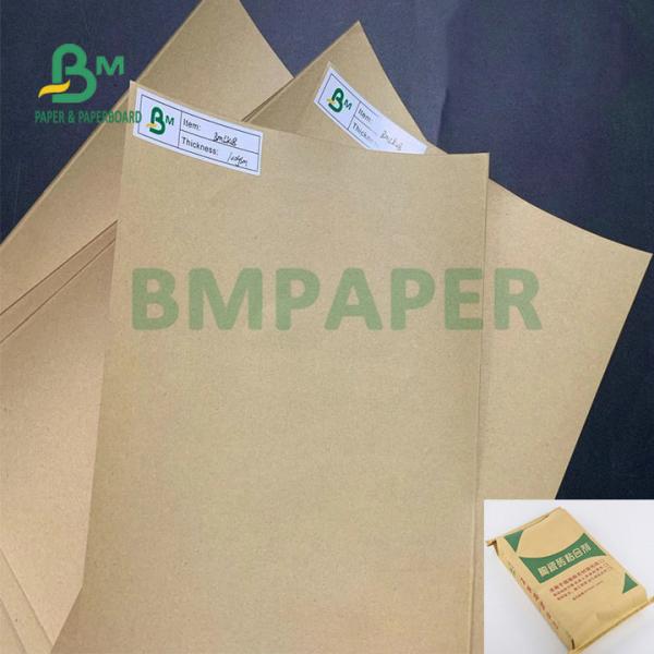 75gsm 80gsm High Tensile Strength Brown Paper High Tear Index Kraft Paper For Cement Bag 75 грамм 80 грамм Высокая прочность на растяжение Коричневая бумага с высоким показателем разрыва