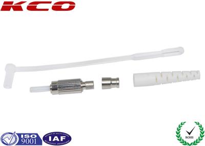 Polished DIN Fiber Optic Accessories High Return Loss For Testing Equipment