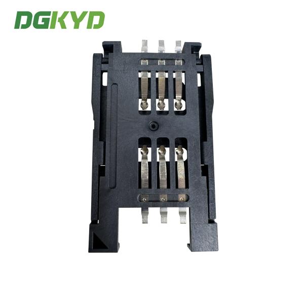 SIMカードホルダー 6P 全プラスチック フリップトップ 電話カードホルダー DGKYDSIM26H6A6A2Y3WSG286