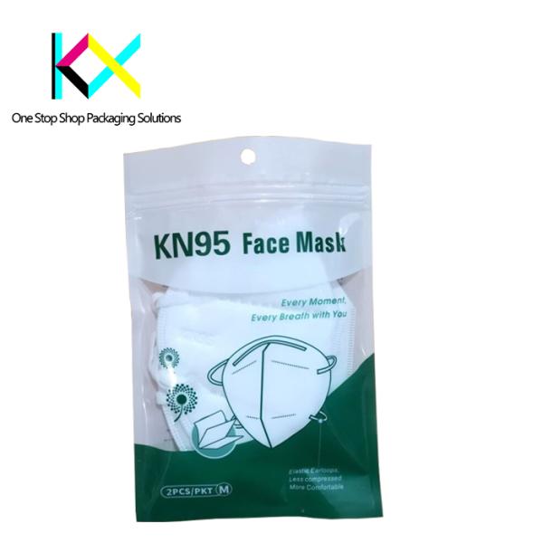 KN95 Surgical Facial Mask Medical Device Packaging Pouches ISO9001 Certified