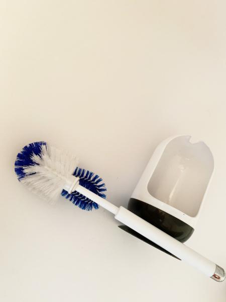 12x40cm Toilet Bowl Brush And Holder For Bathroom Storage PP Bristles