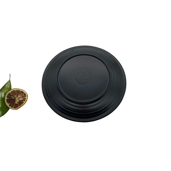 Style Korean Melamine Dinner Plates Restaurant Smooth Round Shape