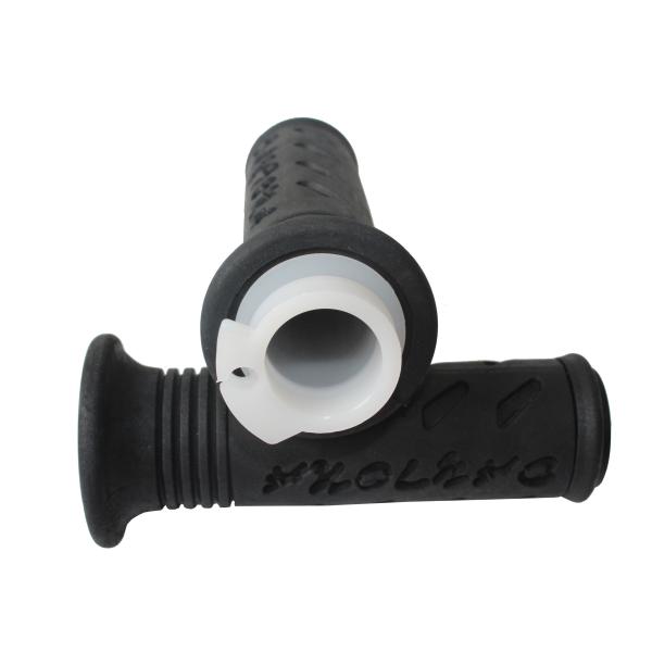 22mm Diameter Black Handlebar Grips , 50cc - 250cc Dirt Bike Scooter Parts