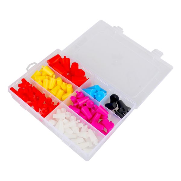 Silicone Tapered Spray Paint Plugs Temperature Resistant Coating Paint Protection Stoppers for Industrial in Various Colors
