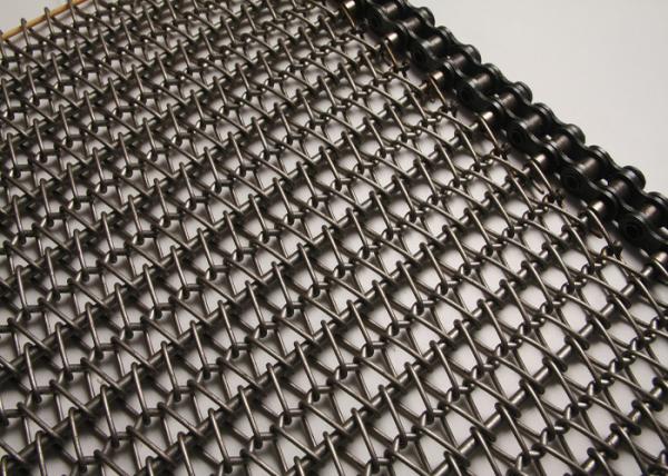 High Quality Heat Resistant Stainless Steel Wire Mesh Bakery Flat Conveyor belt Chain for food industry