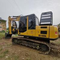 Excavadora de mineração XCMG XE150D usada 15Tons 0,6m3 93kW