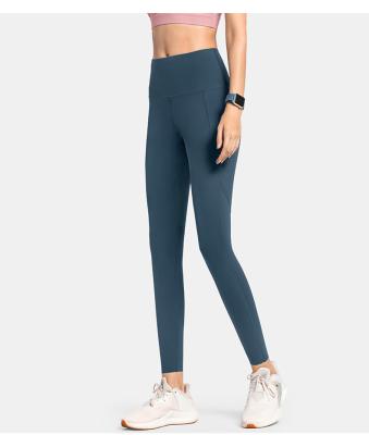 Calças de nylon da ioga do Spandex de Logo Printed das calças justas do exercício das mulheres suadas da prova 280g