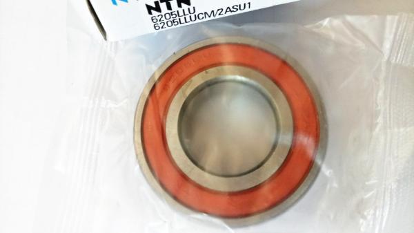 P6 High Precision Deep Groove Ball Bearing NTN 6205LLU 25 * 52 * 15mm For Reduction Gears