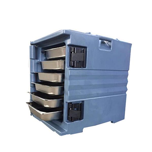 Hot Food Pan Carrier Transport Box Insulated Food Delivery Box Customized Color Plastic