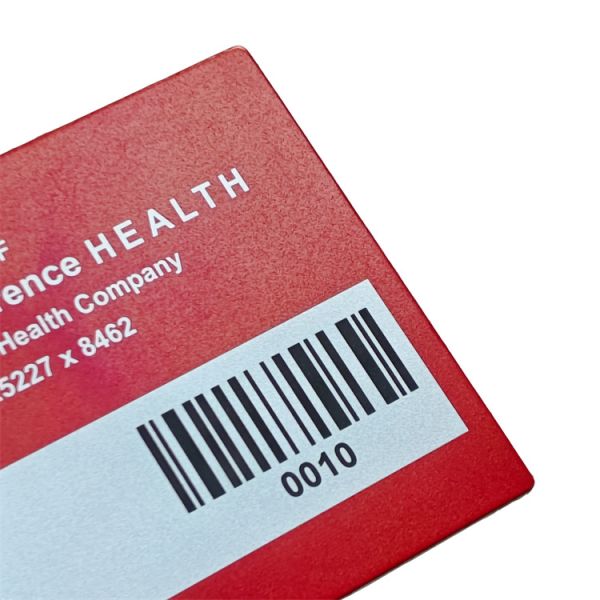 Custom Square Aluminum Barcode Tags Medical Grade Durable Asset Labels