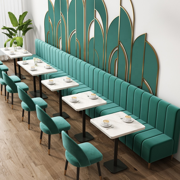 Durable Furniture Bar Lounge Furniture for Restaurant Table and Chairs Restaurant Furniture Booth Seats