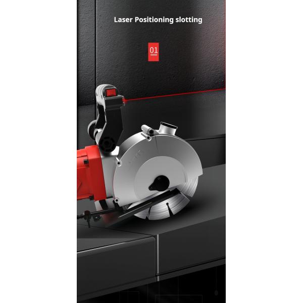 52mm Plug-In Dust-Proof Slotting Machine With Laser Infrared Positioning