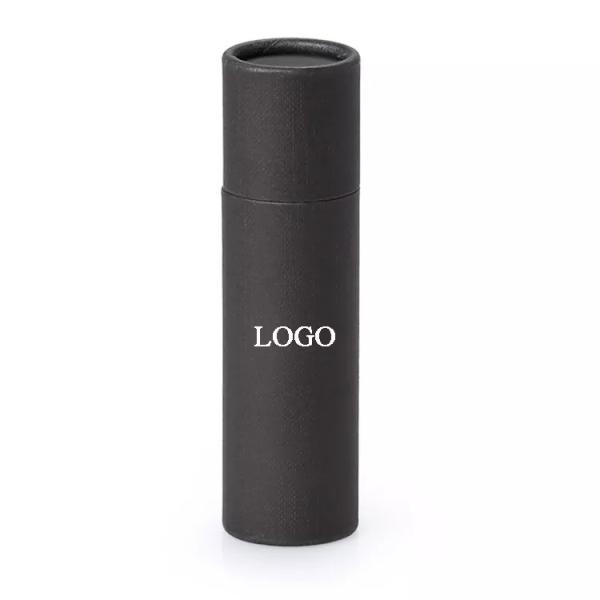 Black Kraft Essential Oil Bottle Tube Packaging Custom Logo Printed