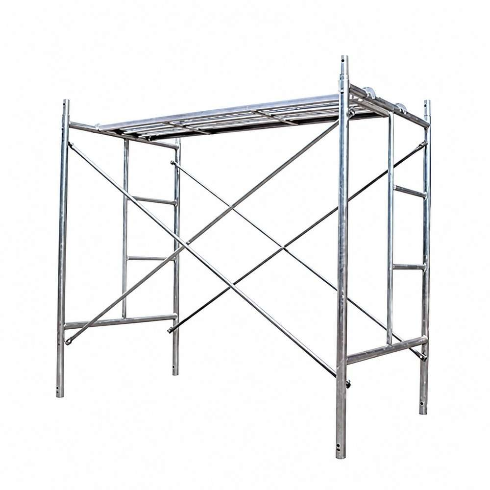 Quick Assembly H Frame Scaffold with Non-slip Surface and 250kg Load Capacity Mason Scaffold Set