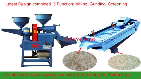 YIFENG Vibratory Screen Combined Small Rice Milling Machine