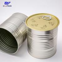 Large boîte en poudre d'étain 400 gm 500 gm 800 gm 1 kg Container d'étain haut