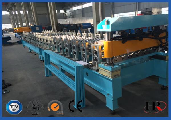 Custom Metal Roof Roll Forming Machine With 10 - 12m / Min Forming Speed