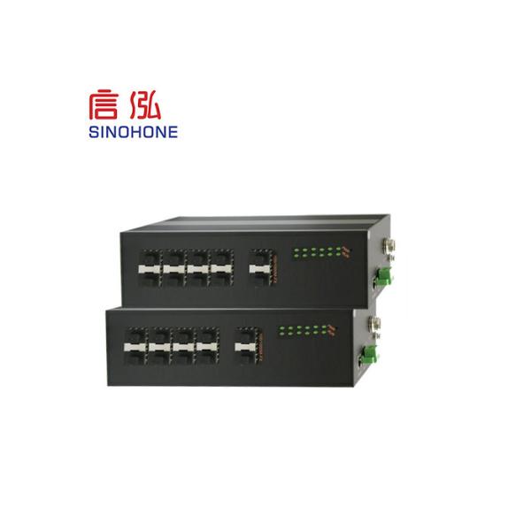 Full Optic Ethernet 2 8 10 Port 100/1000M SFP Industrial Switch PTN Ring Network