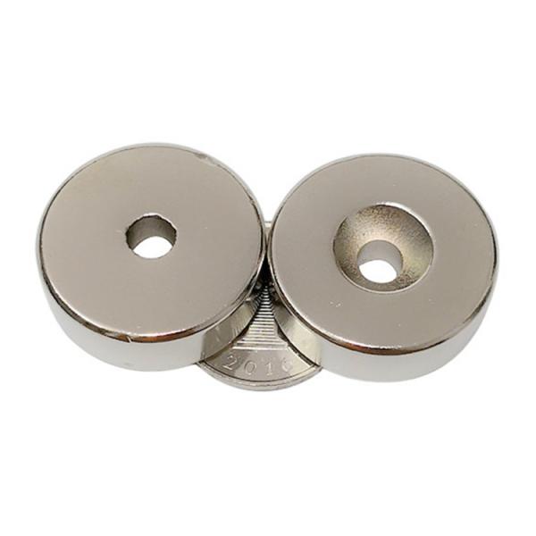 High Pulling Force Countersunk Neodymium Disc Magnets N52 with Composite NdFeB Material
