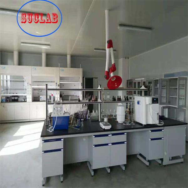 Banco durável impermeável da ilha do laboratório, mobília modular do laboratório da anti corrosão