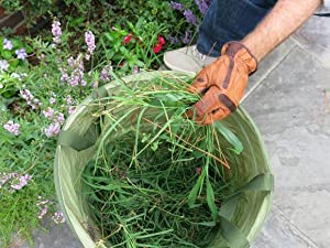 Waste Refuse Rubbish Grass Sack Waterproof Leaf Bag Outdoor Camping Pop Up Bag Collapsible Container Gardening Bag