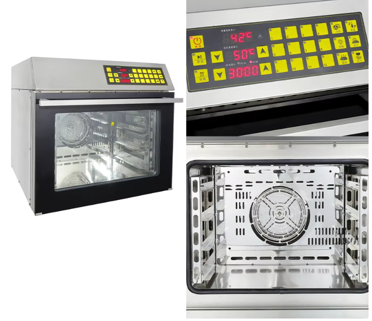 60L Smart Convection Oven With Digital Controls  4-Tray Countertop Baker With Steam Spray