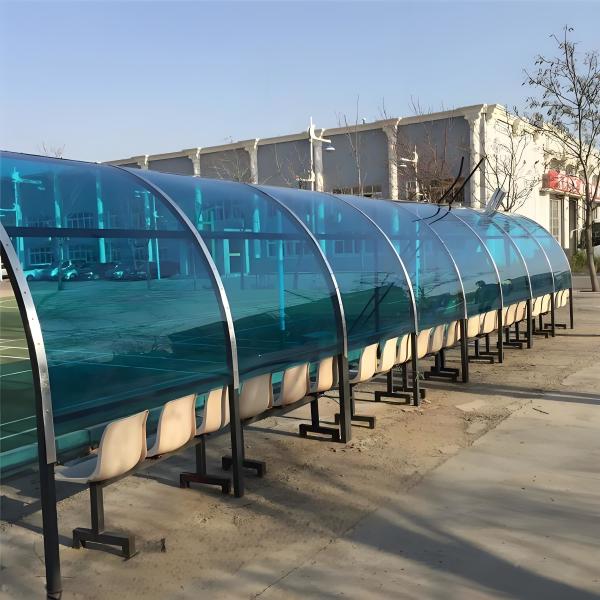 Impact Proof Polycarbonate Solid Sheets For Flexible Building Canopy Awning