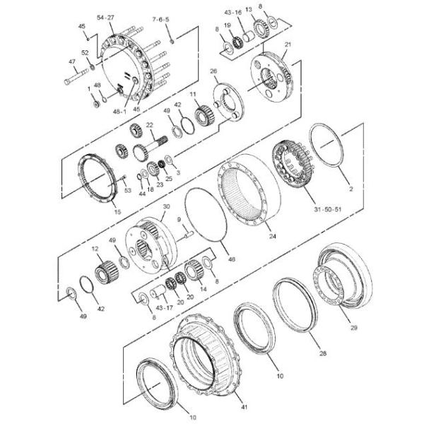 Конечная передача 267-6796 333-2909 378-9567 экскаватора высокой точности используемое для КАТ 325К 325Д 329Д гусеницы