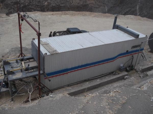 High Power Bitumen Drum Melting Unit 1200KW Matching Power Hot Oil Heating