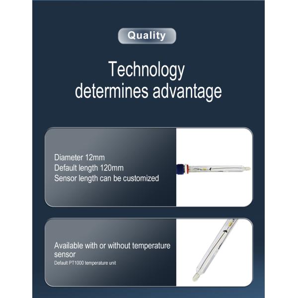 Electrodo analógico de pH adecuado para la purificación del agua > 5 μS/Cm