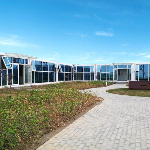 Casa pré-fabricada de 40 pés com fornecimento direto e serviço pós-venda