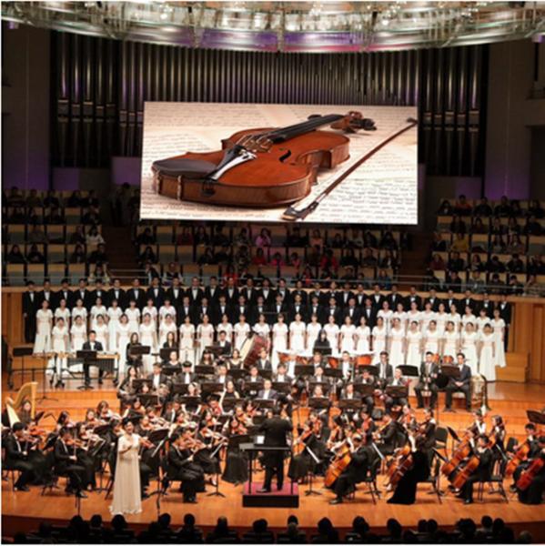 SMD2020 Led Stage Curtain Screen P4.81 900CD/M2 For Wedding Church