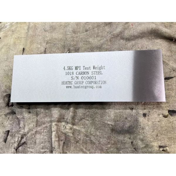 4.5KG MPI Test Weight 45N Magnetic Particle Inspection Lifting Force Test Block 1018 Carbon Steel For AC Magnetic Yoke Calibration