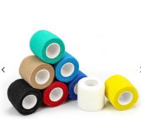 Bandagem autoadhesiva elástica esportiva de cores não tecidas personalizada para proteção articular