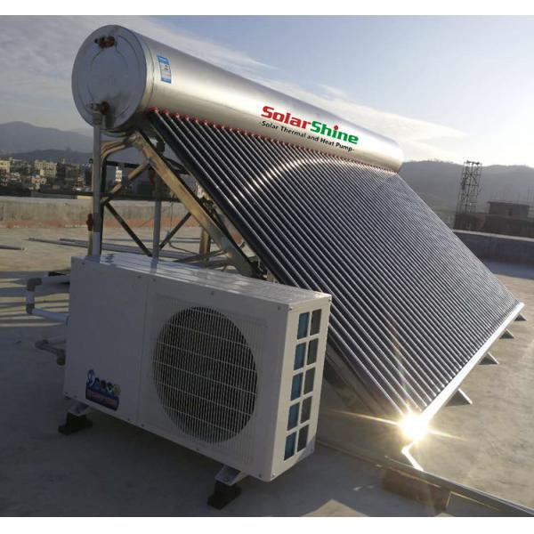 Safety Vacuum Tube Solar Water Heater , Solar Powered Tankless Water Heater