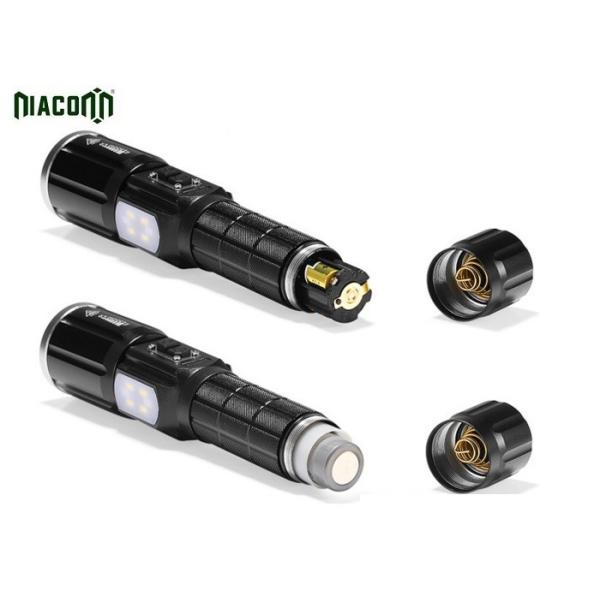USB Tactical Led Flashlight , Military Grade Flashlight With 3 Modes