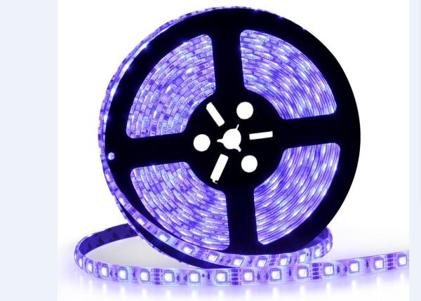 14.4W SMD 5050 LED RGB Strip Lights 12V IP20 Cuttable High Brightness