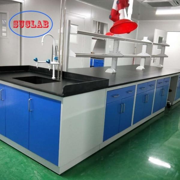 Anti-químico Ácido Alcalino Escuela de Química Muebles de laboratorio Soluciones de bancos con rodamiento de 500 kg