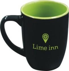 80*H105mm o café do hotel que agride copos de chá cerâmicos personalizou o logotipo