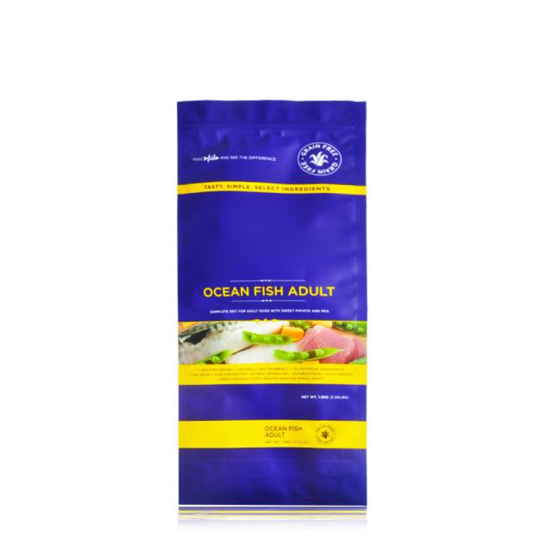 Back seal side printed bag, aluminium foil back seal bag for food packaging, high barrier