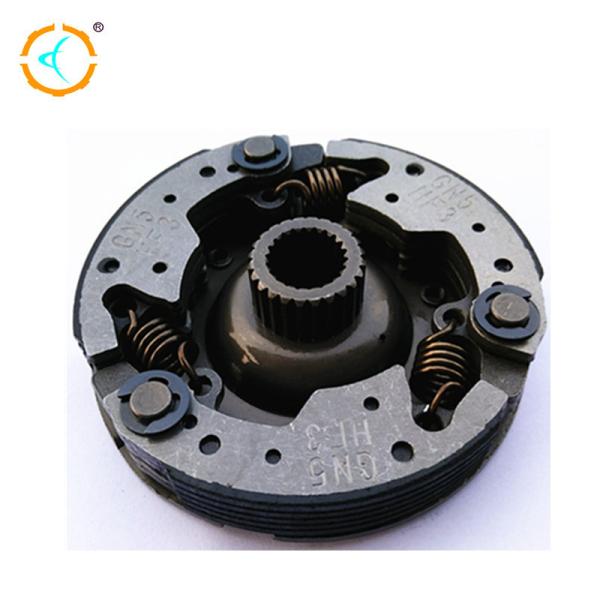 Motorcycle Dual Clutch Assembly / Steel Scooters Clutch Shoe Set For C100