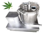 Centrifugeuse revêtue de panier de décharge supérieure de manuel d'extraction de l'huile de l'alcool CBD de basse température