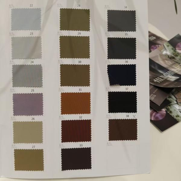 Respirable 86% Poliéster 14% Tejido Spandex 125GSM Ropa de verano Tejido cómodo