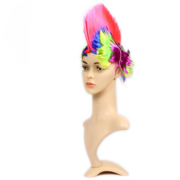 Football Game Cockscomb  Wig 28*28cm Dacron Logo Customized Sports Supplies