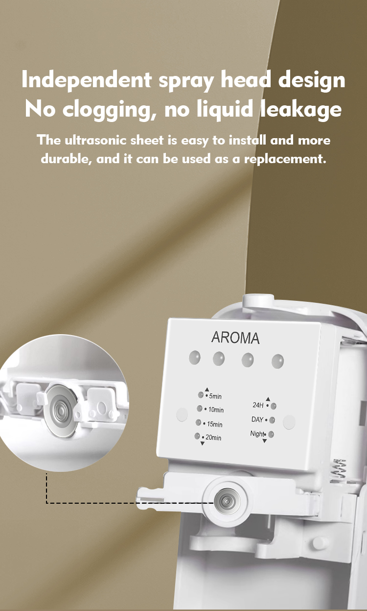 Automatic Wall-Mounted Ultrasonic Aroma Diffuser 200 Pcs MOQ