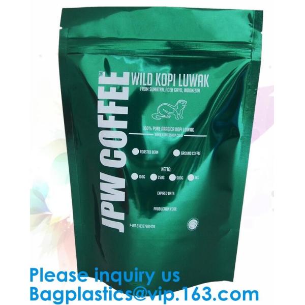 Foil Zip Lock Stand Up Food Pouches Bags With Notch For Food Storage,Hologram Foil Stand Up Zipper Pouch Bag