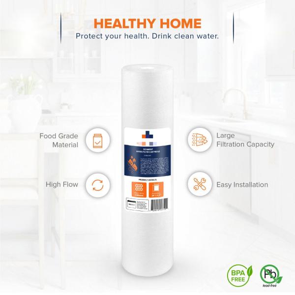 PP Construction Works 1 Micron Sediment Cartridge 20