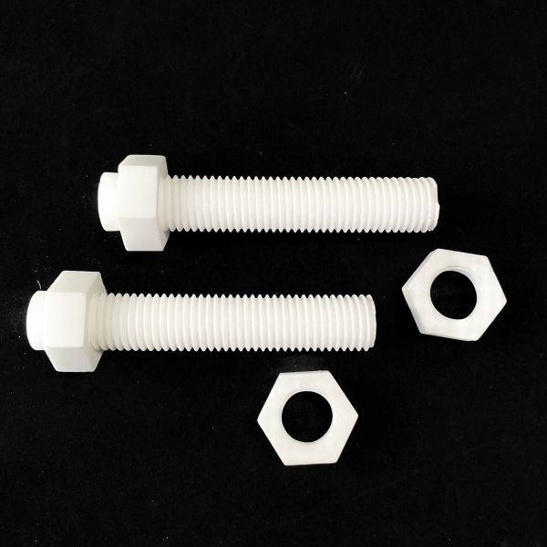 Precision Zirconia Ceramics Tubes Nuts And Bolts Screws M6 M8 M10 M12 M16 Components